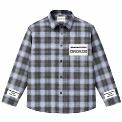 FLANNEL – BLUE X BLACK