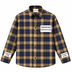 FLANNEL – YELLOW X NAVY