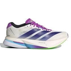 Core White / Collegiate Purple / Lime Burst