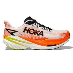 White / Neon Tangerine