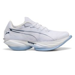 White / Chambray Blue