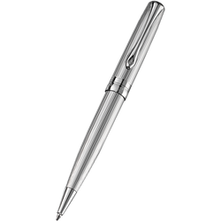 Diplomat Excellence A2 Fountain Pen - Guilloche Chrome