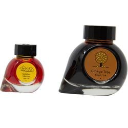Ink Color – Ginkgo Tree & Golden Leaves