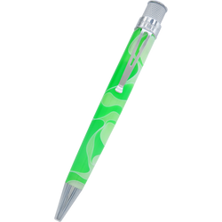 Finish – Cosmic Green & White Swirl