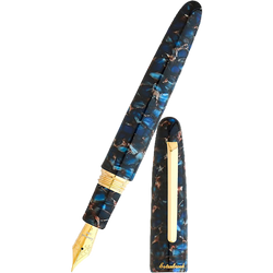 Finish – Nouveau Bleu  Gold Trim