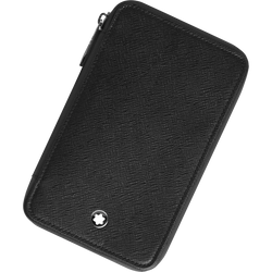 Montblanc Meisterstück 8 Pen Pouch – Black Luxury Zippered Pen