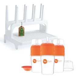 Includes – Bundle and Save! White Rack & Orange 9oz 3-Pack