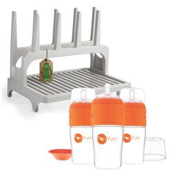 Includes – Bundle and Save! Gray Rack & Orange 9oz 3-Pack