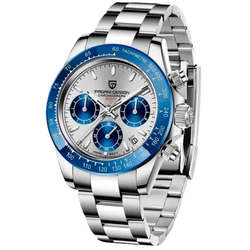Dial Color / Band – Silver - Blue