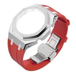 Silver - Red