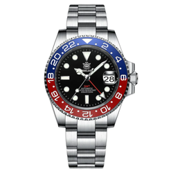 Dial Color/ Bracelet – Red/Blue-Oyster