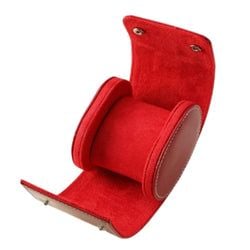 Leather Case Single Slot – Red Leather