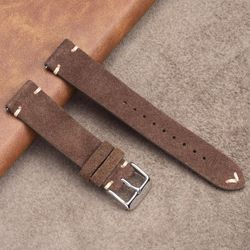 SuedeVintage Watch Band – Dark Brown