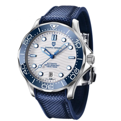 Dial Color / Band – White - Blue Nylon