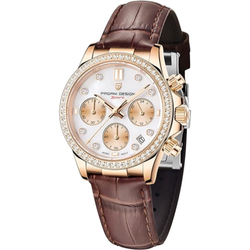 Dial Color / Strap – Gold-Brown Strap