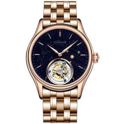 Blue Dial Rosegold Steel