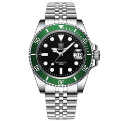 Dial Color / Bracelet – Black/Green-Jubilee