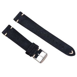 SuedeVintage Watch Band – Black
