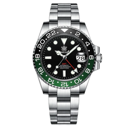 Dial Color/ Bracelet – Black/Green-Oyster