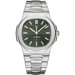 Dial Color – Silver - Aqua Green
