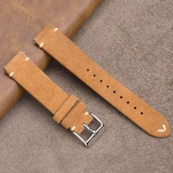 SuedeVintage Watch Band – Light Brown