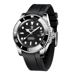 Dial Color / Bracelet / Band – Black - Black Rubber