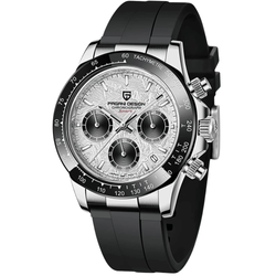 Dial Color / Band – Meteorite - Black Rubber