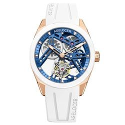 Agelocer Tourbillon – Blue-Rosegold