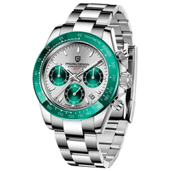 Dial Color / Band – Silver - Green