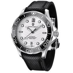 Dial Color / Band – White - Black Nylon