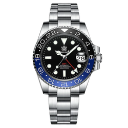 Dial Color/ Bracelet – Black/Blue-Oyster