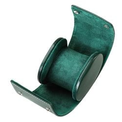 Leather Case Single Slot – Green Leather