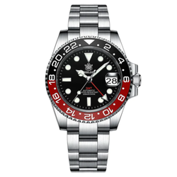 Dial Color/ Bracelet – Black/Red-Oyster