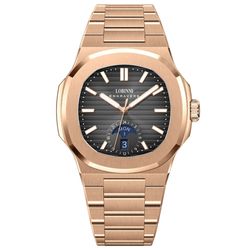 19069A – Rose Gold - Black