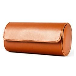 Leather Triple slot – Brown Leather