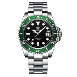 Dial Color / Bracelet – Black/Green-Oyster