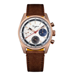 Dial Color – White-Brown Strap