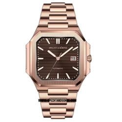 Cubic Automatic Rose Gold – Rose Gold - Brown