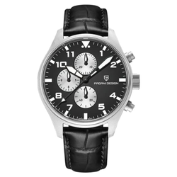 Dial Color / Strap – Black-Leather