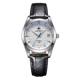 Dial Color / Strap – White-Black Strap