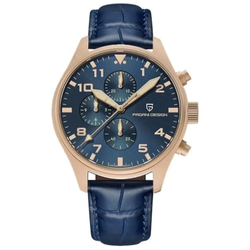 Dial Color / Strap – Blue/Leather
