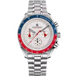 Dial Color / Band – White/ Pepsi - Steel Bracelet