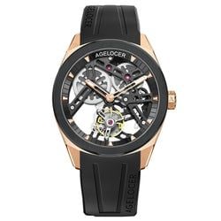 Agelocer Tourbillon – Black-Rosegold