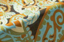 Color – Aqua / Olive / Burnt Orange