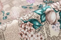Color – Beige / Teal / Violet