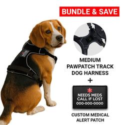 MEDIUM BUNDLES: CUSTOM PATCH & HARNESS – Custom Medical Alert Patch + Harness