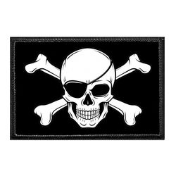 PIRATE FLAGS – JOLLY ROGER - EYE PATCH