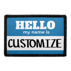 CUSTOMIZABLE - HELLO MY NAME IS – BLUE