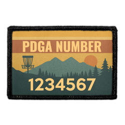 Custom - PDGA Number - Mountain Retro
