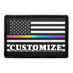 LGBTQ+ – CUSTOM - LGBTQ+ US FLAG